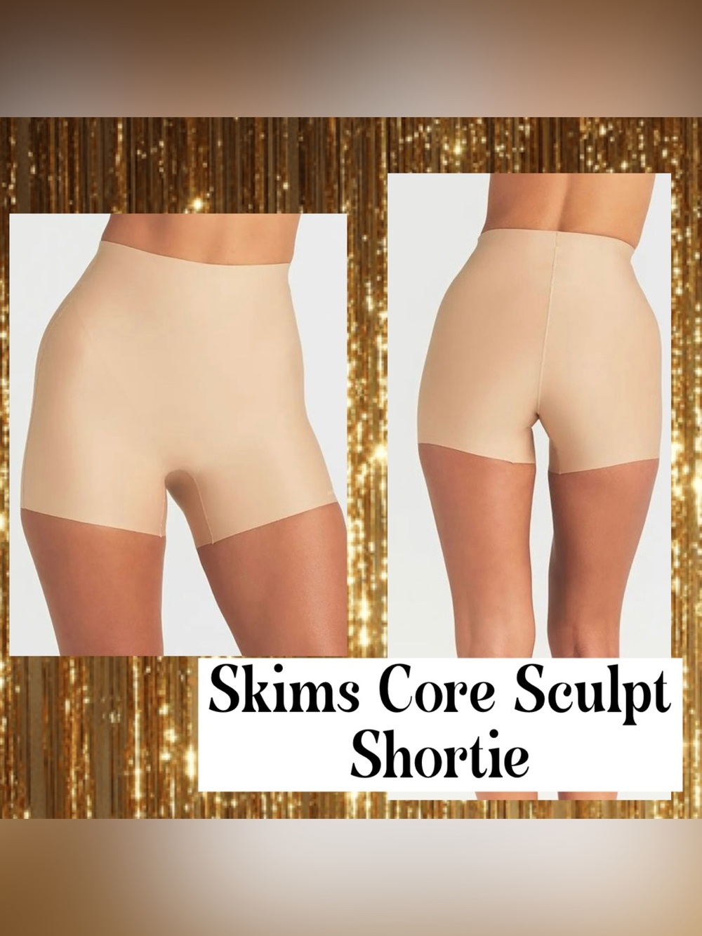 Skims Core Sculpt Body Shortie Short Clay New
